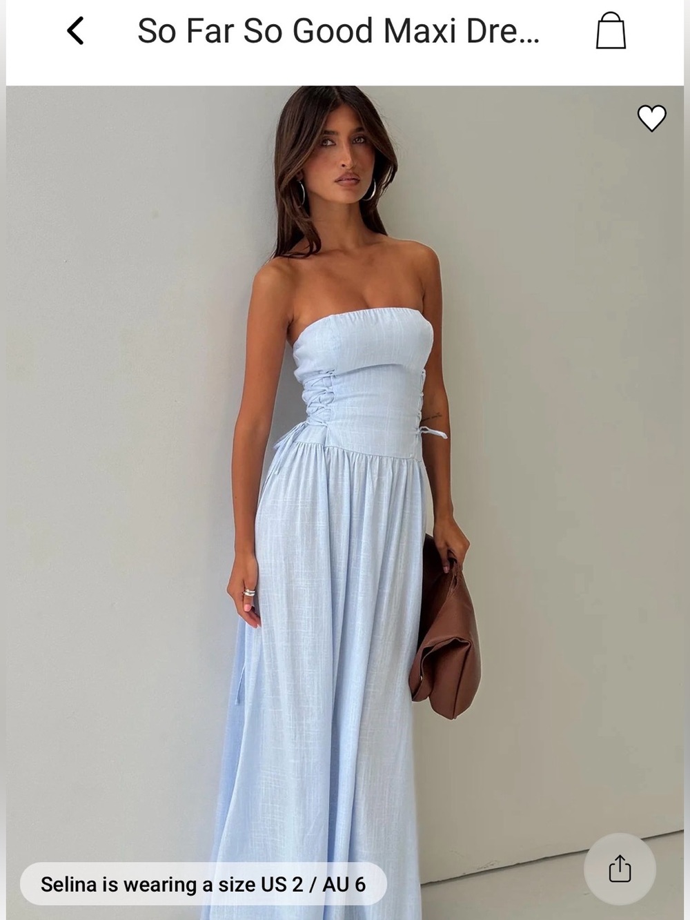 So far so good maxi dress princess Polly
